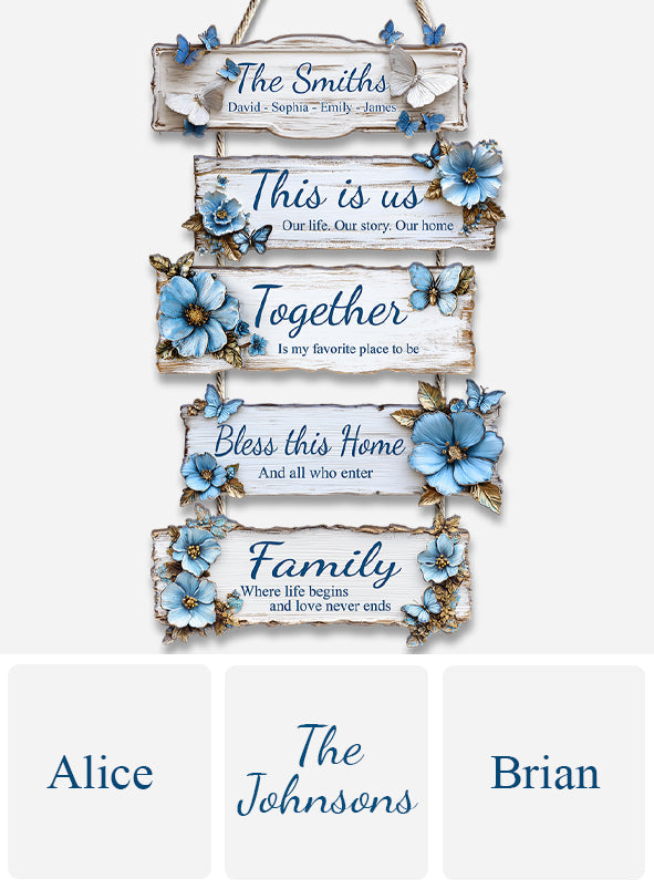 This Is Our Story - Personalized Family Pallet Wood Sign