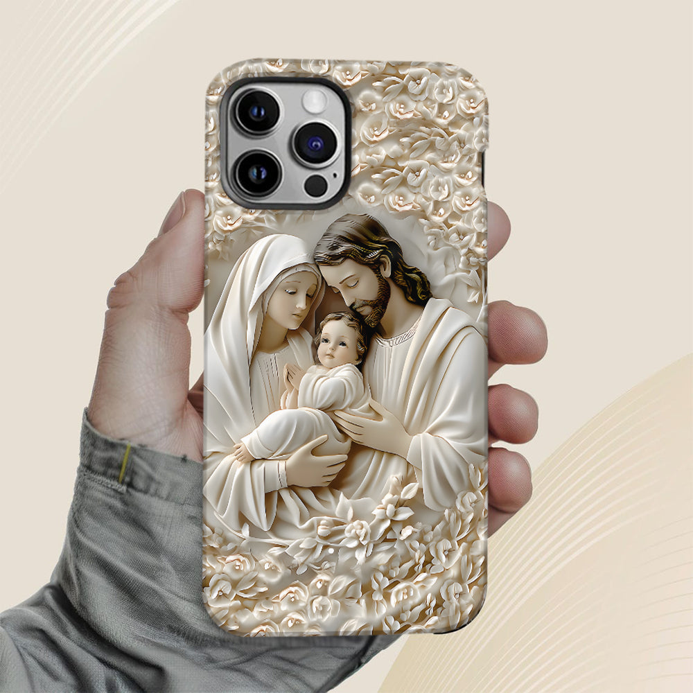 The Holy Family - Personalized Christian Full Print Phone Case
