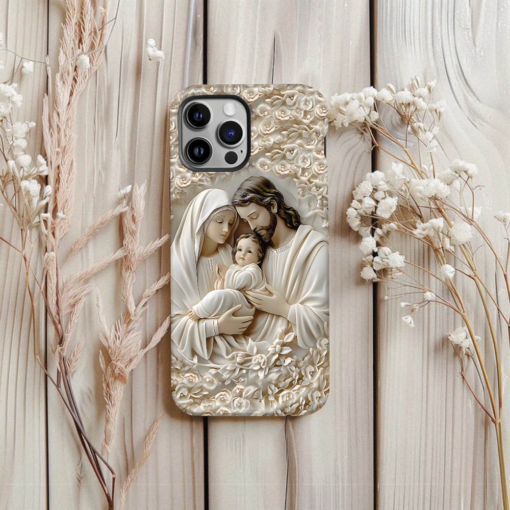 The Holy Family - Personalized Christian Full Print Phone Case