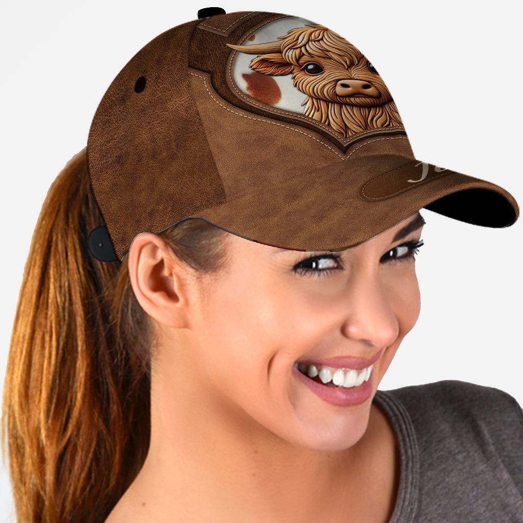 Love Highland Cows - Personalized Classic Cap