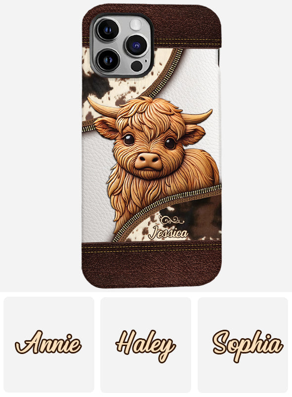 Love Highland Cows - Personalized Full Print Phone Case