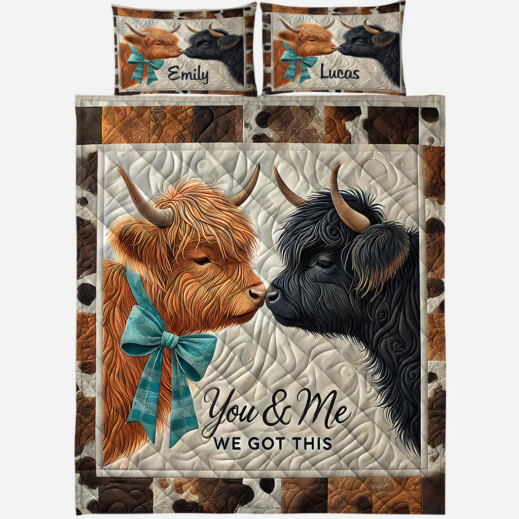 You & Me We Got This - Personalized Quilt Set
