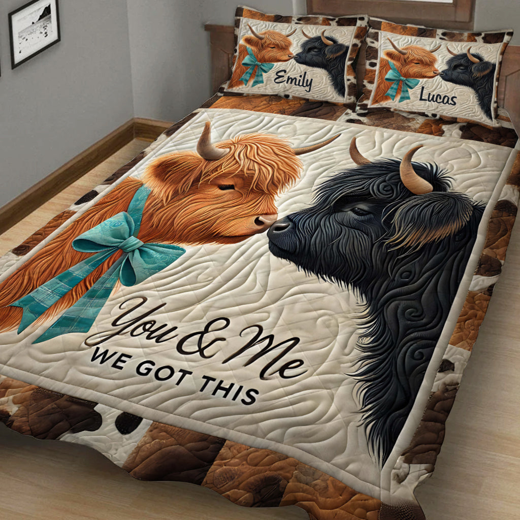 You & Me We Got This - Personalized Quilt Set