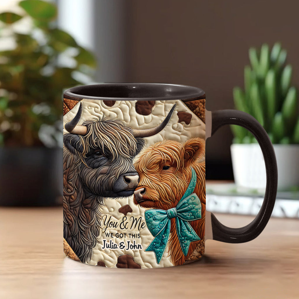 You & Me We Got This - Personalized Accent Mug