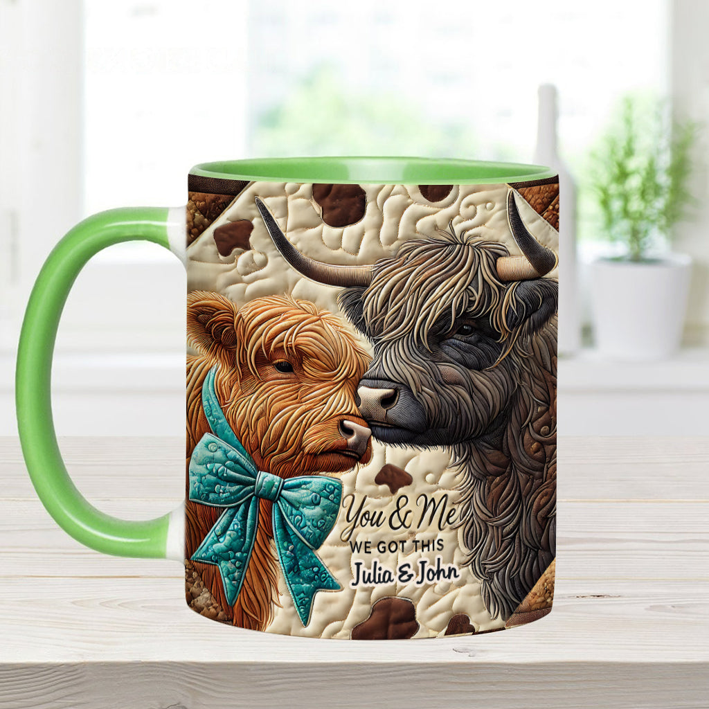 You & Me We Got This - Personalized Accent Mug
