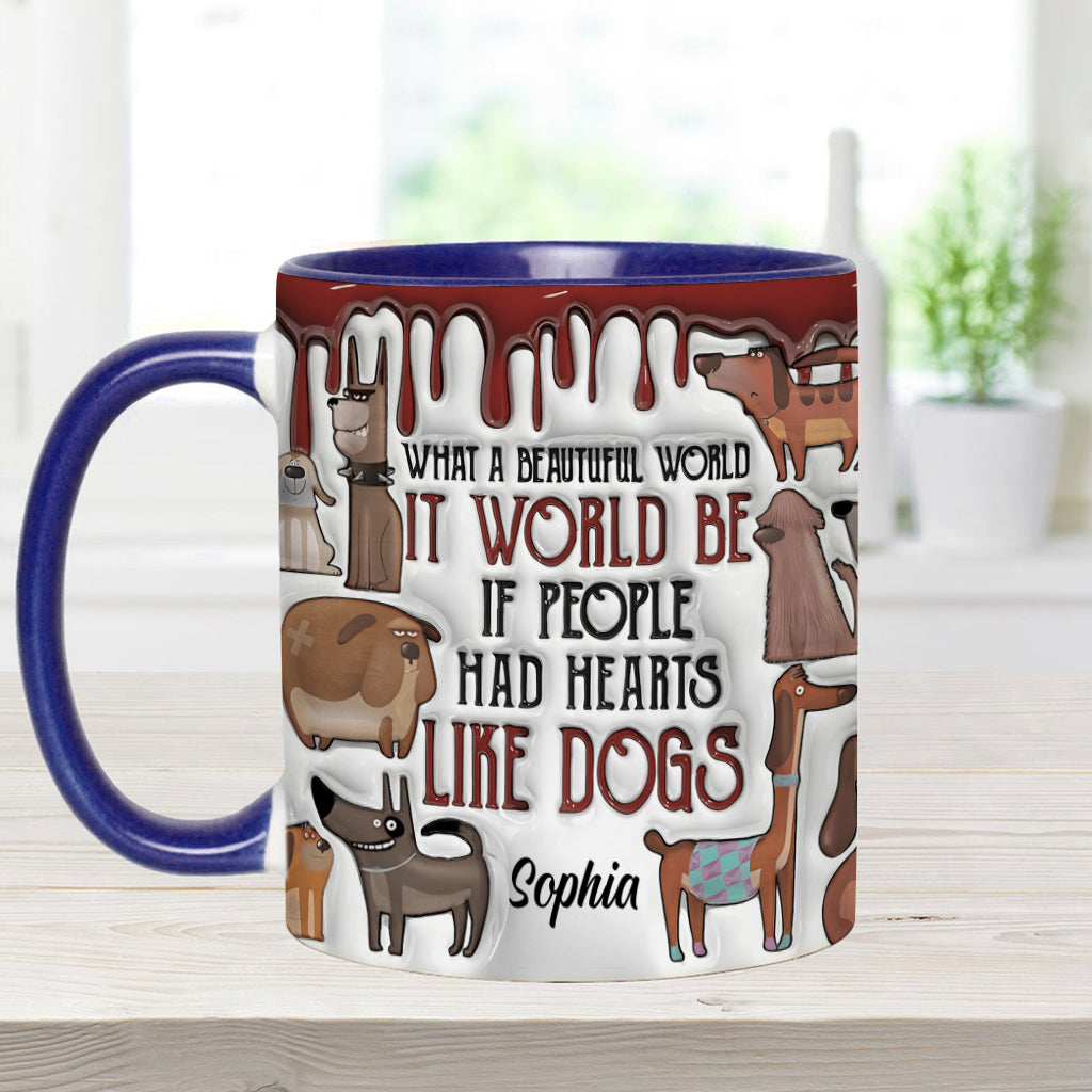 These Dogs - Personalized Dog Accent Mug