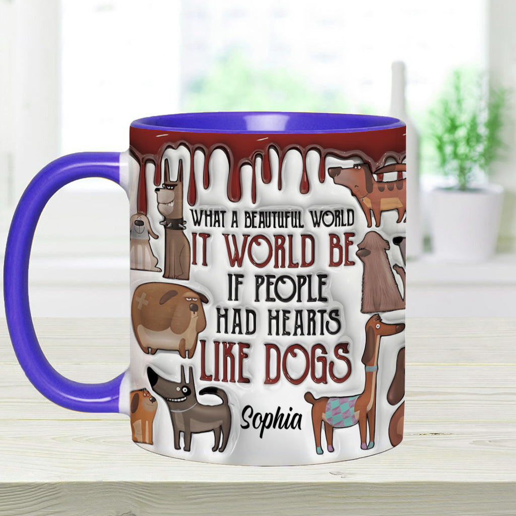 These Dogs - Personalized Dog Accent Mug
