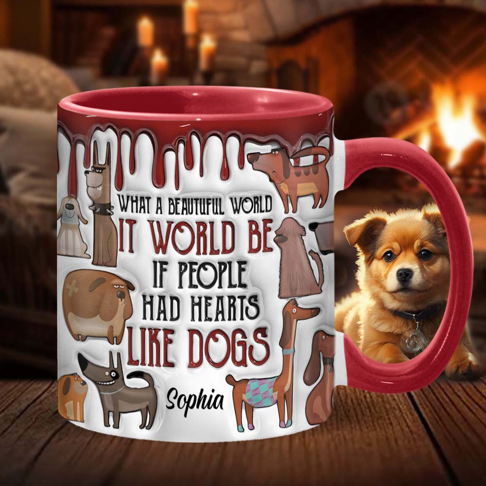 These Dogs - Personalized Dog Accent Mug