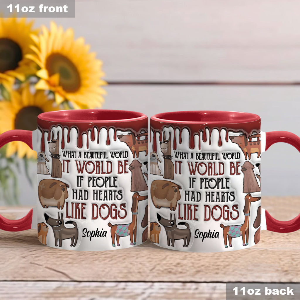 These Dogs - Personalized Dog Accent Mug