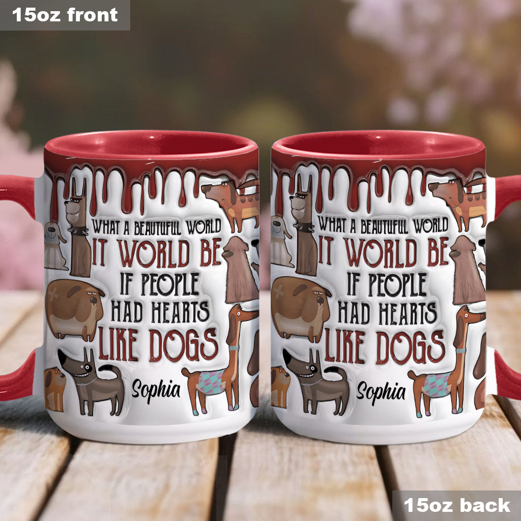 These Dogs - Personalized Dog Accent Mug