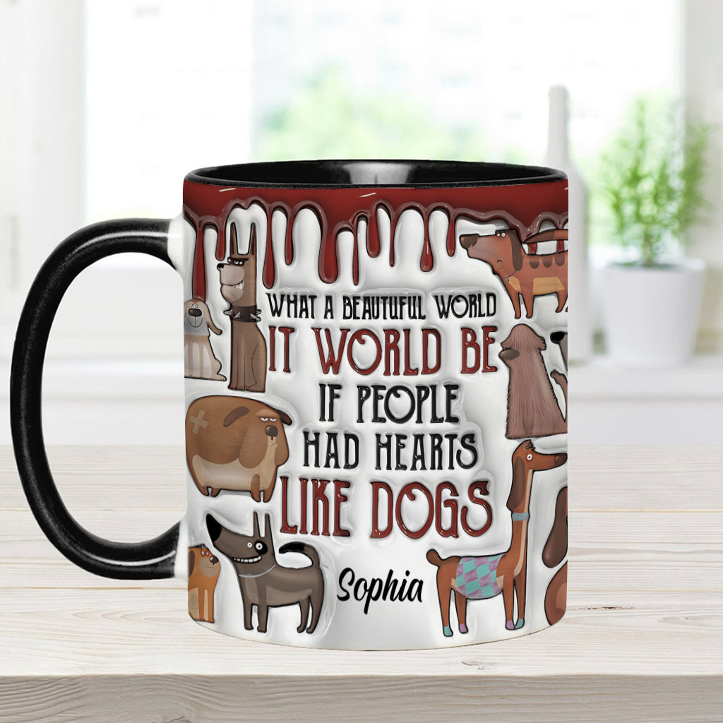 These Dogs - Personalized Dog Accent Mug