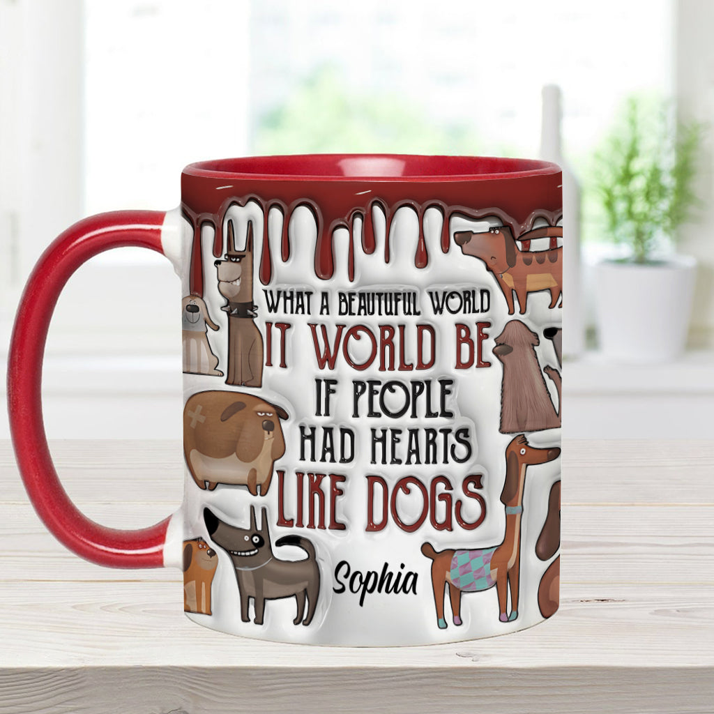 These Dogs - Personalized Dog Accent Mug