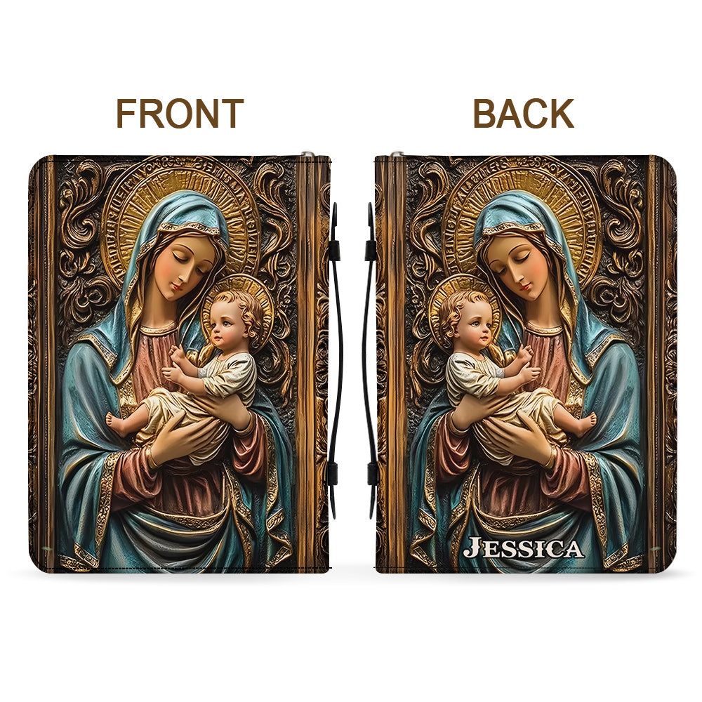 Believer - Personalized Christian Leather Bible Cover Bag