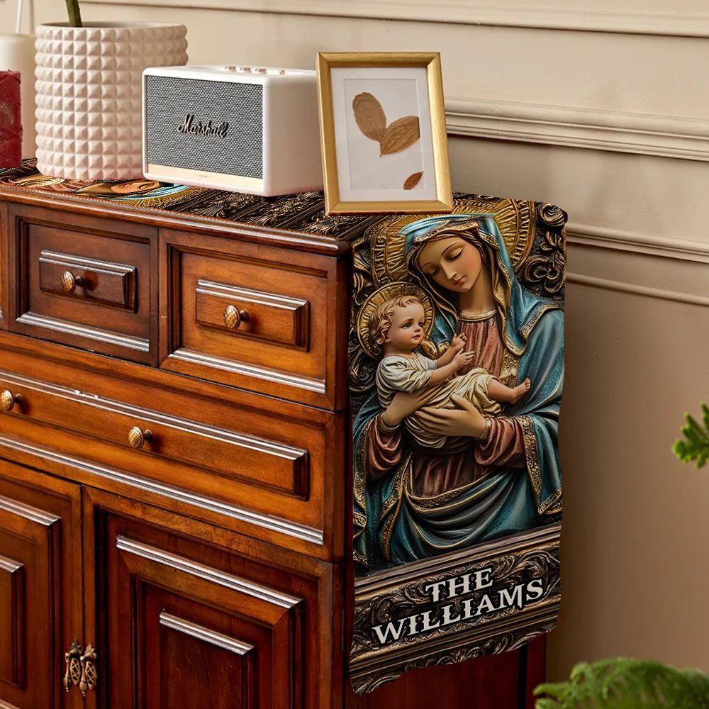Holy Family - Personalized Christian Table Runner