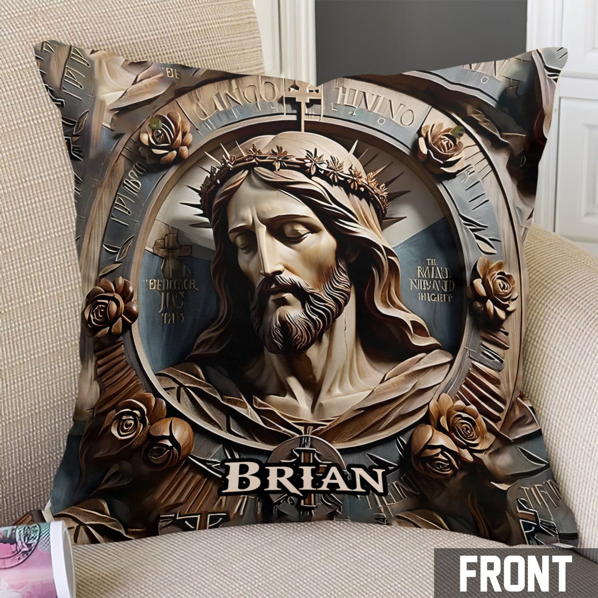 Believer - Personalized Christian Throw Pillow