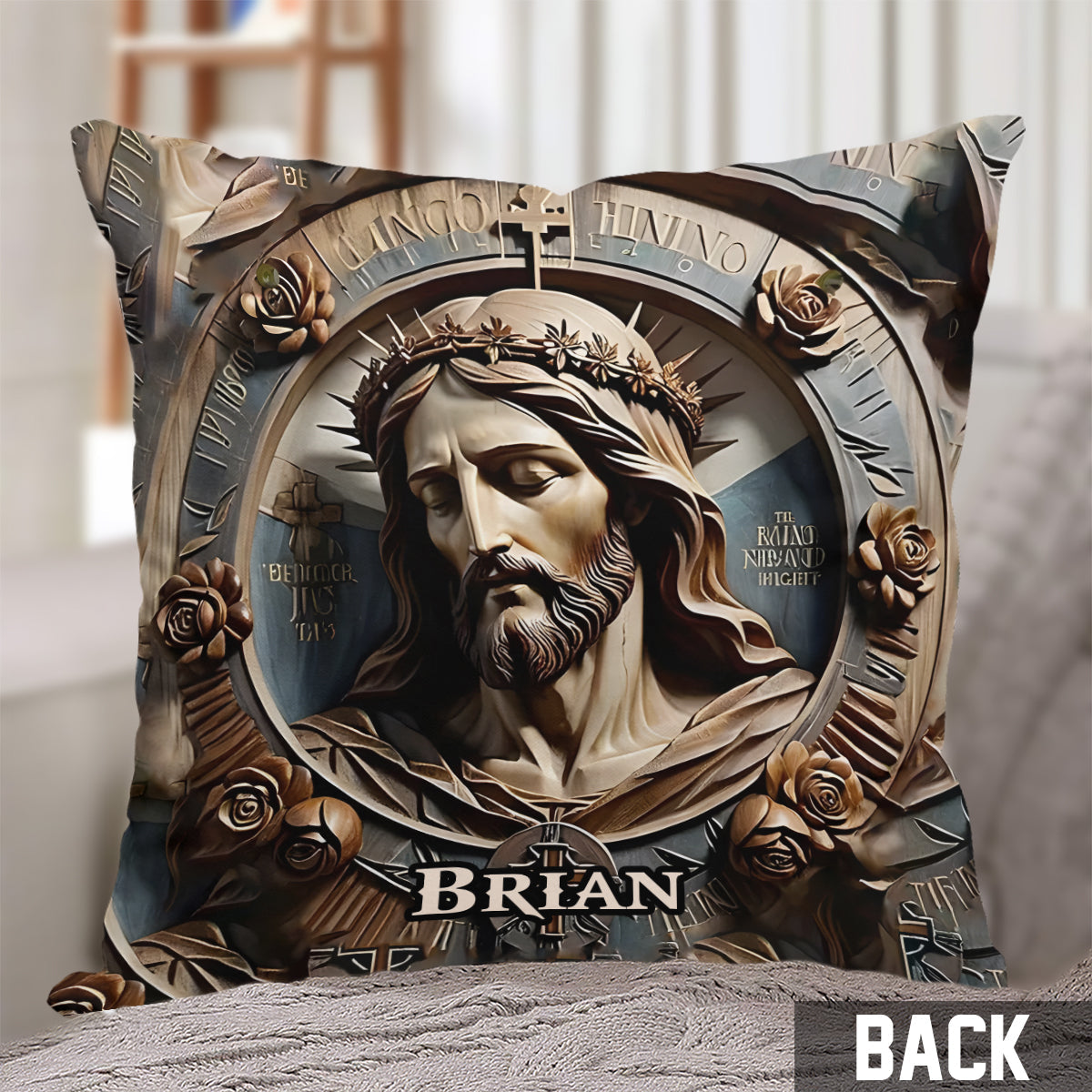 Believer - Personalized Christian Throw Pillow