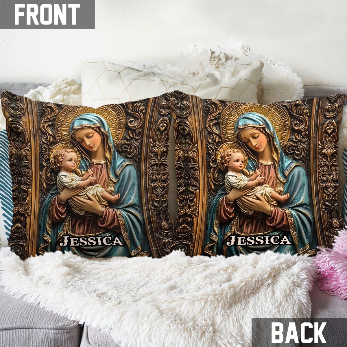 Believer - Personalized Christian Throw Pillow