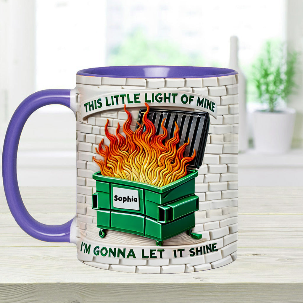 This Little Light Of Mine - Personalized Colleague Accent Mug