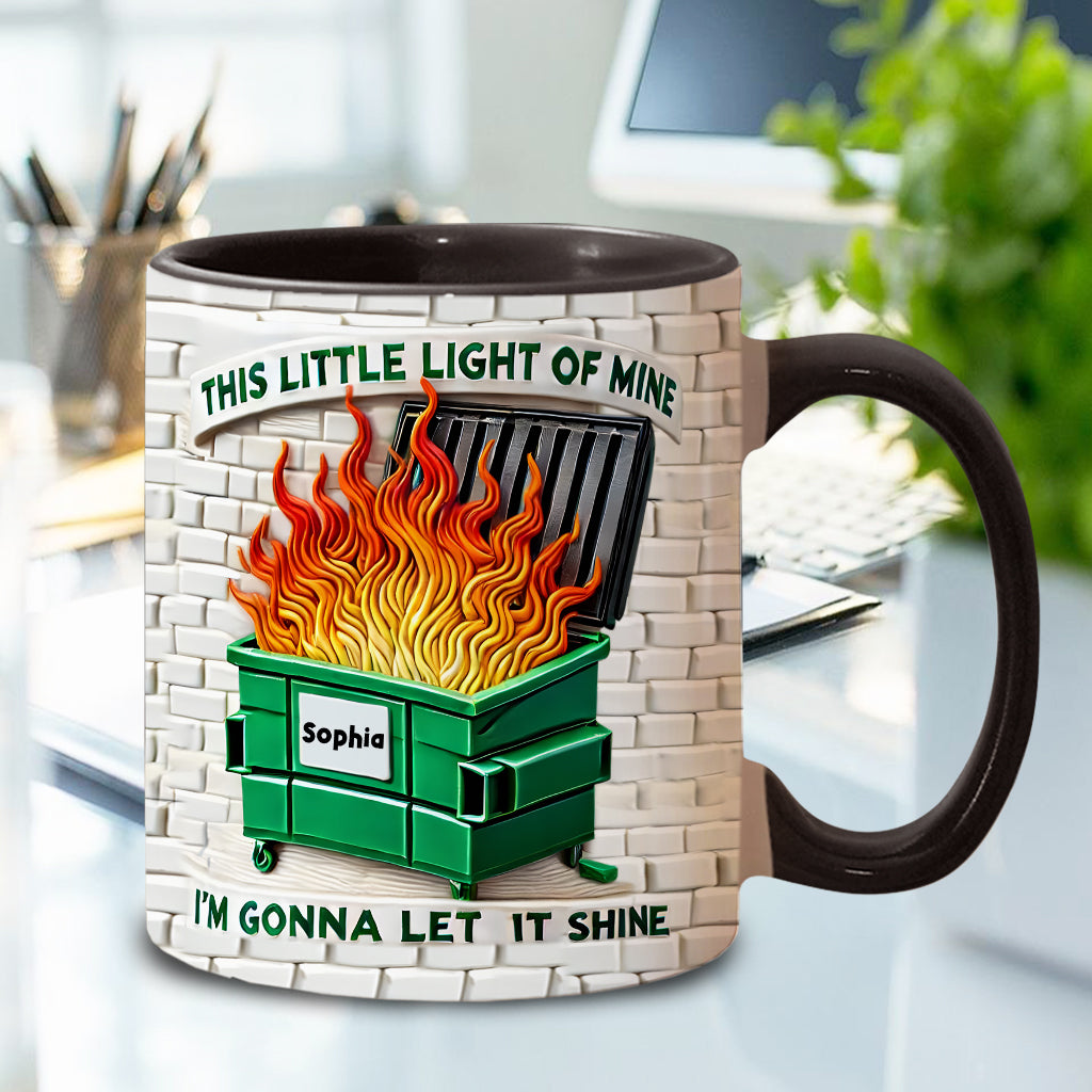 This Little Light Of Mine - Personalized Colleague Accent Mug