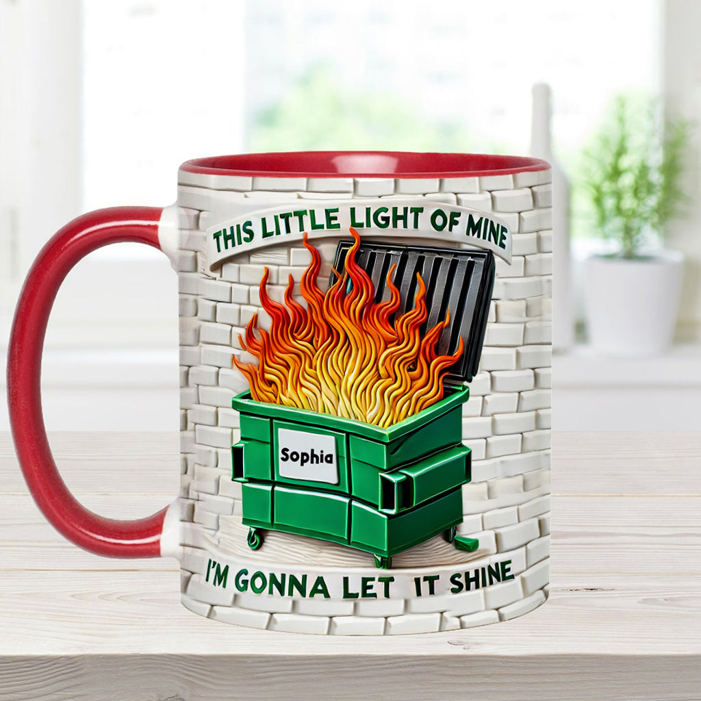 This Little Light Of Mine - Personalized Colleague Accent Mug