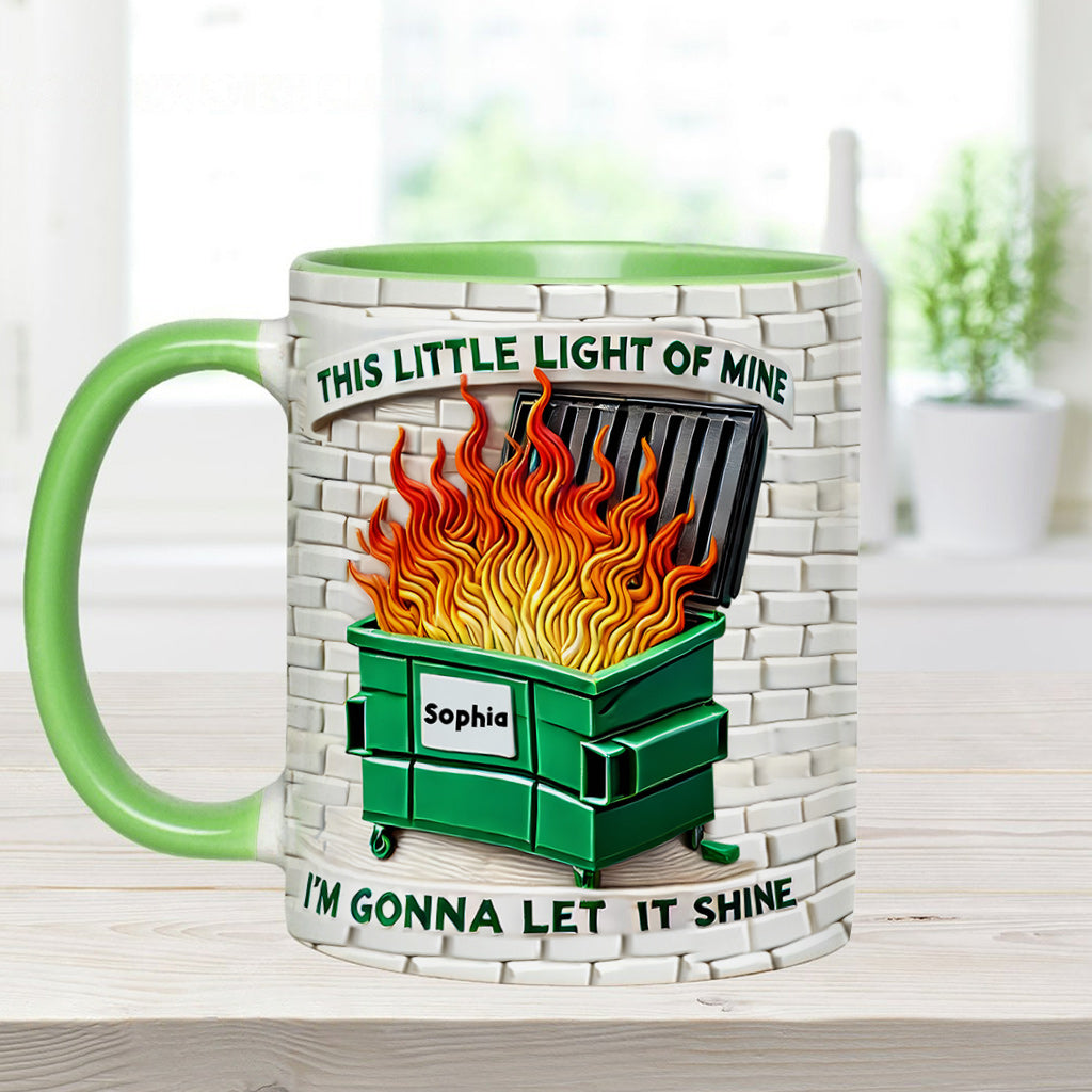 This Little Light Of Mine - Personalized Colleague Accent Mug
