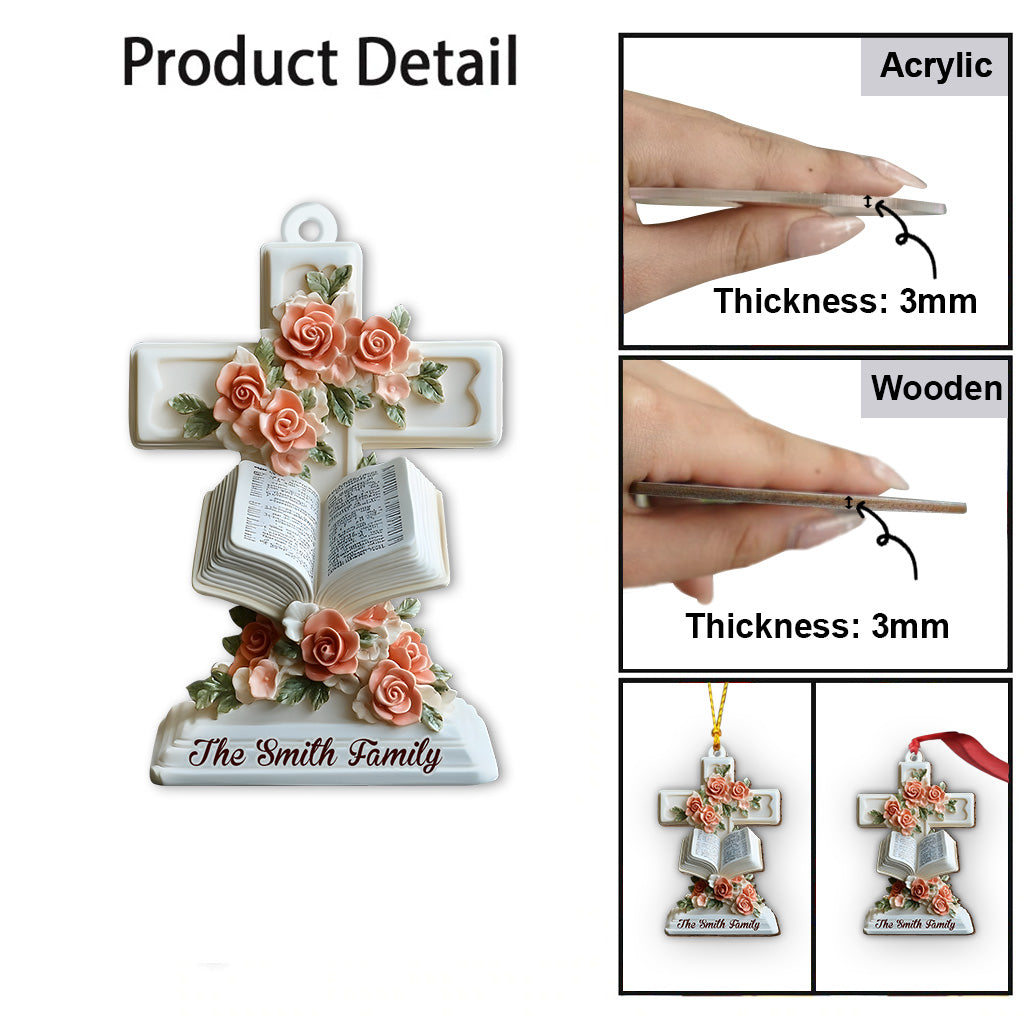 Holy Family - Personalized Christian Ornament