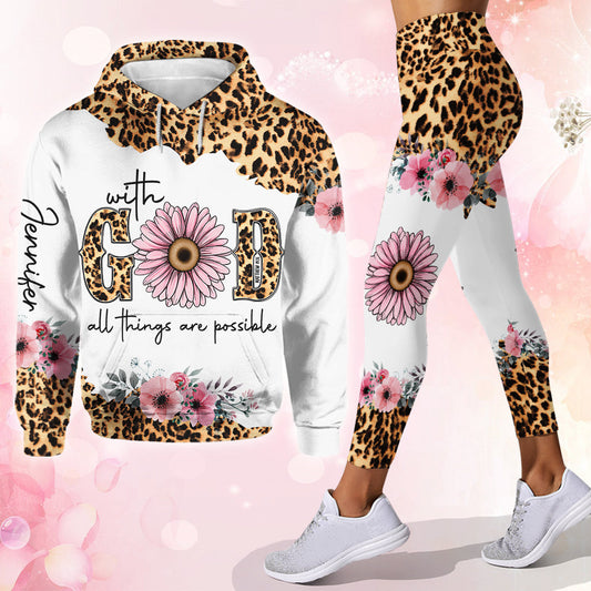 Possible With God - Personalized Christian Hoodie and Leggings