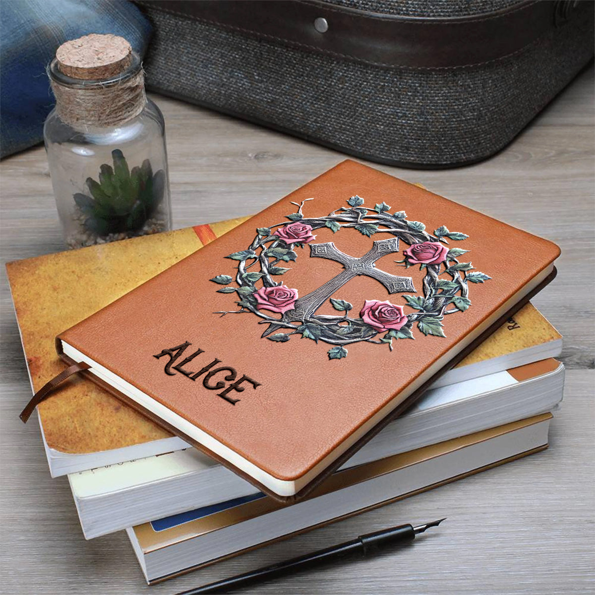 Believer - Personalized Christian Leather Journal
