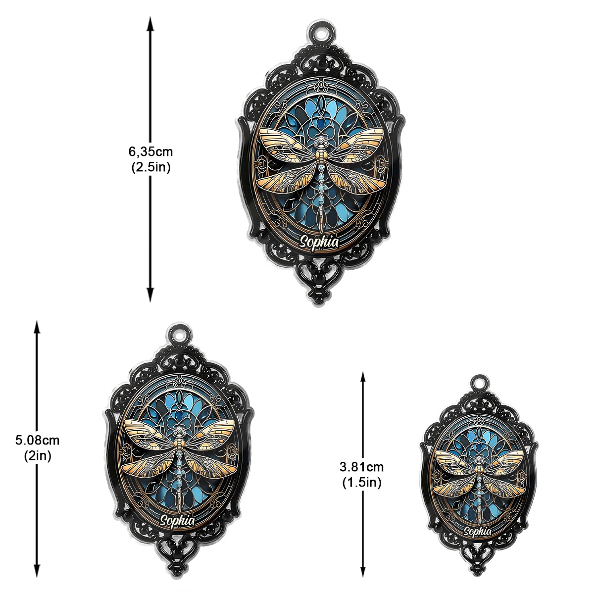 Vintage Dragonfly, Butterfly... - Personalized Gardening Earrings