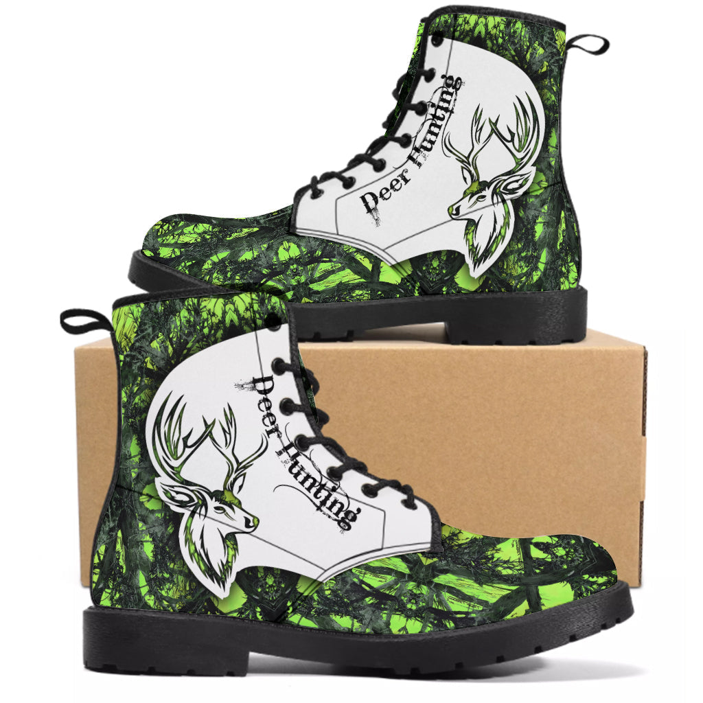 Deer Hunting - Personalized Hunting Leather Boots