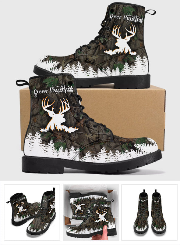 Deer Hunting - Hunting Leather Boots