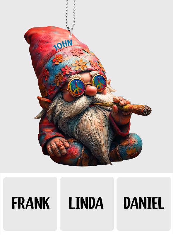 Hippie Soul - Personalized Hippie Car Ornament