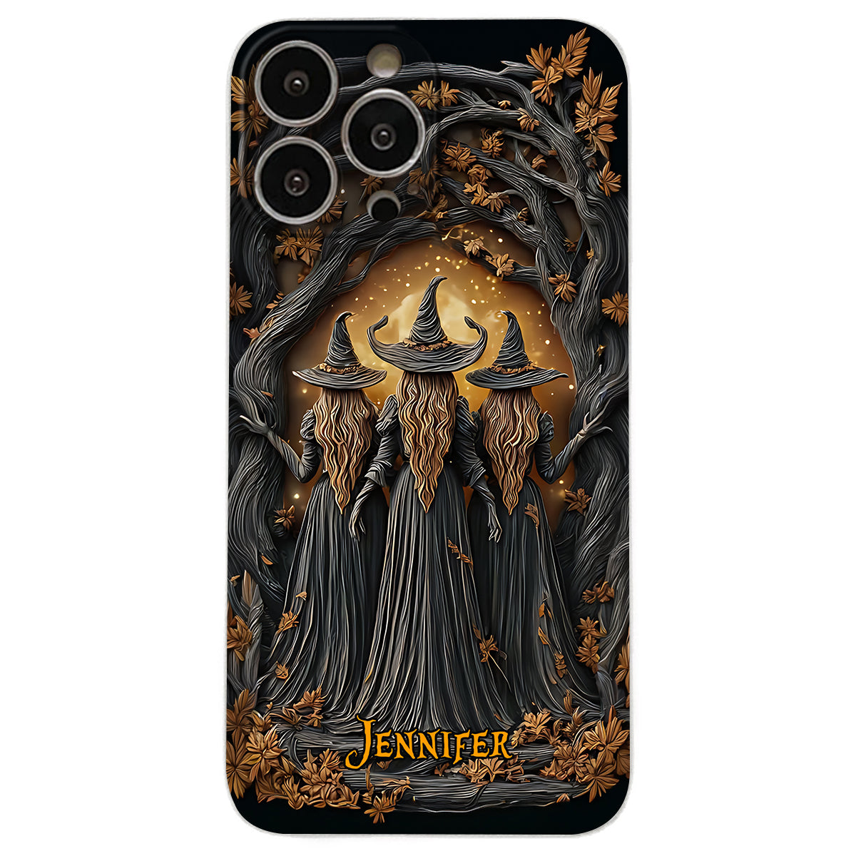 Best Witches - Personalized Witch Leather Phone Case