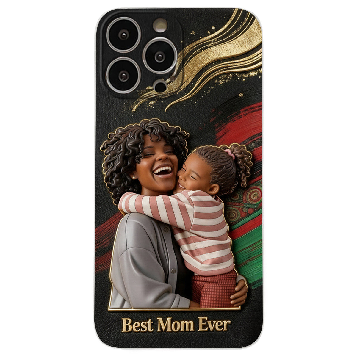 Black Pride, Black History Month - Personalized African American Leather Phone Case