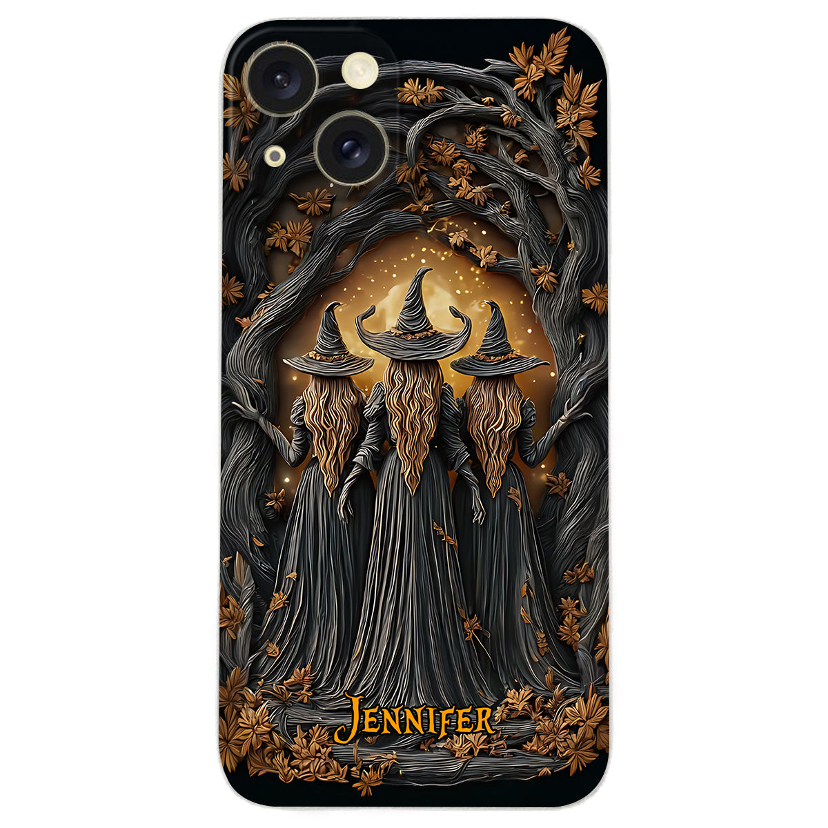 Best Witches - Personalized Witch Leather Phone Case