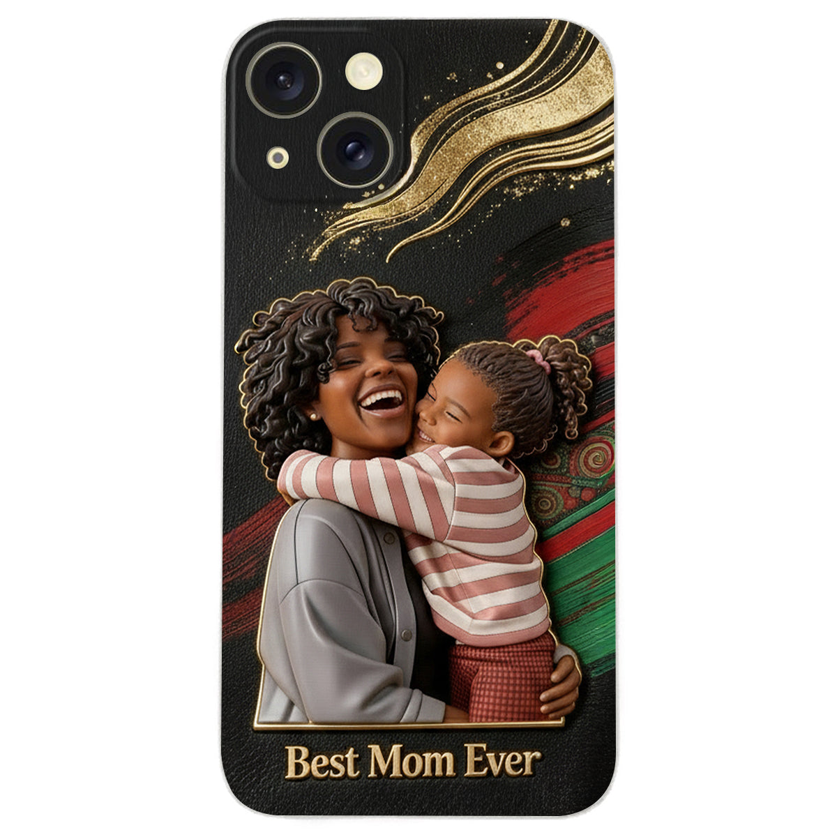 Black Pride, Black History Month - Personalized African American Leather Phone Case
