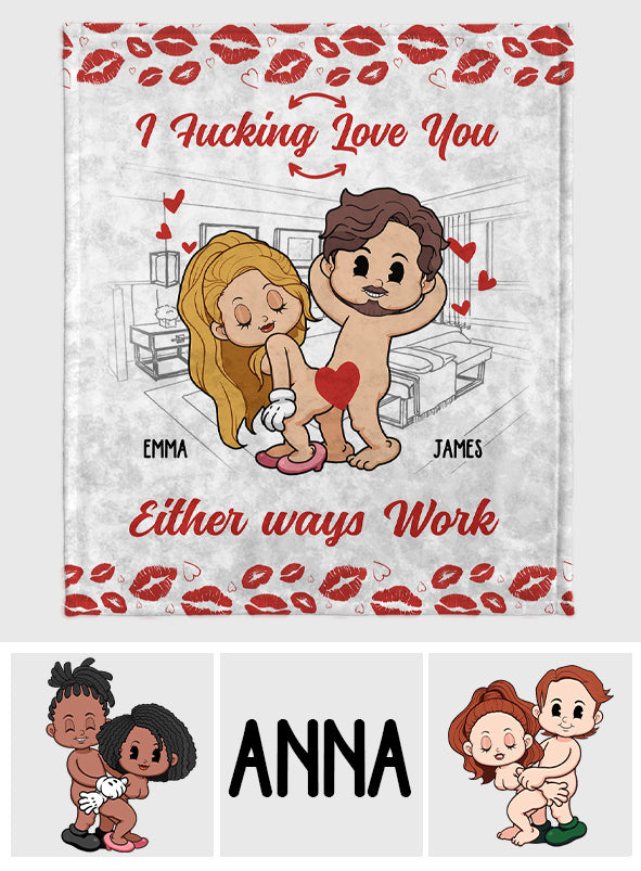 Together Is Our Favorite To Be - Personalized Couple Blanket