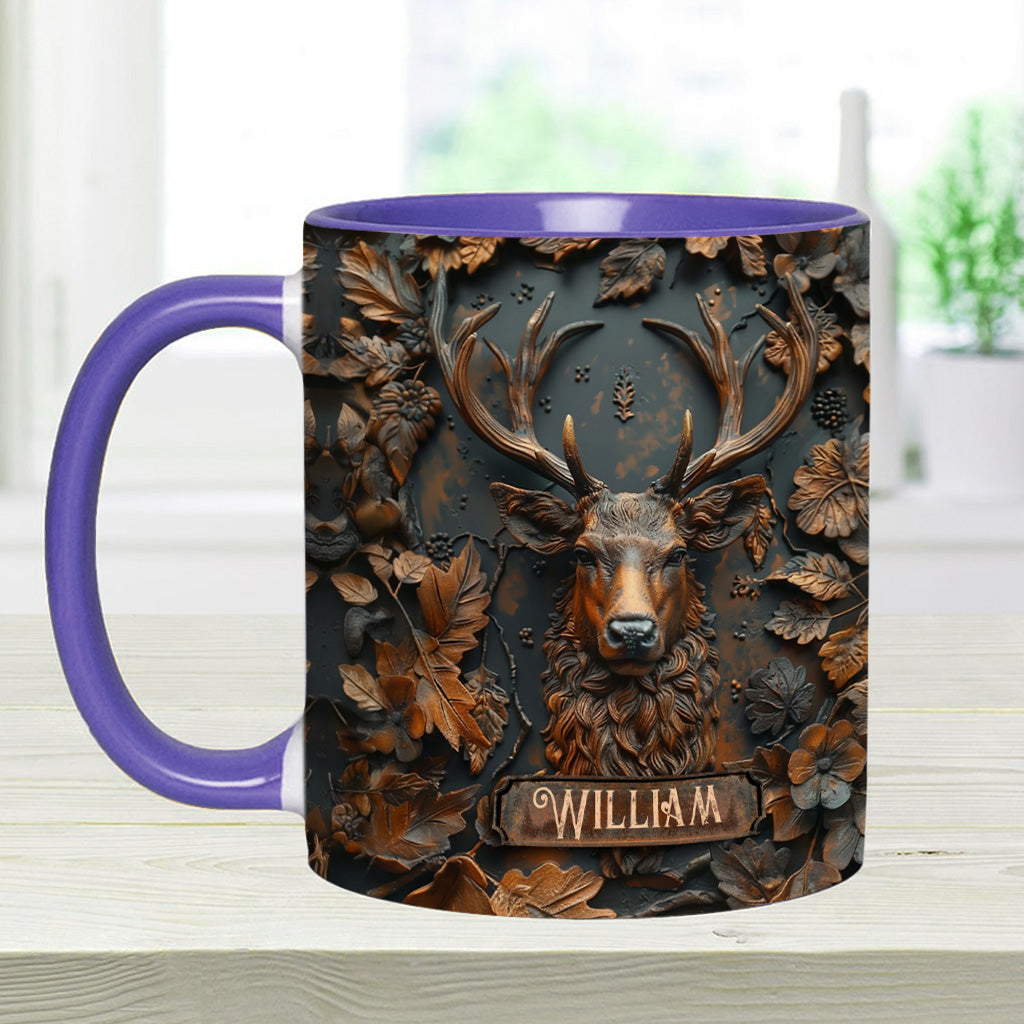 Stunning Deer - Personalized Hunting Accent Mug