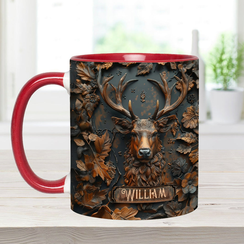 Stunning Deer - Personalized Hunting Accent Mug