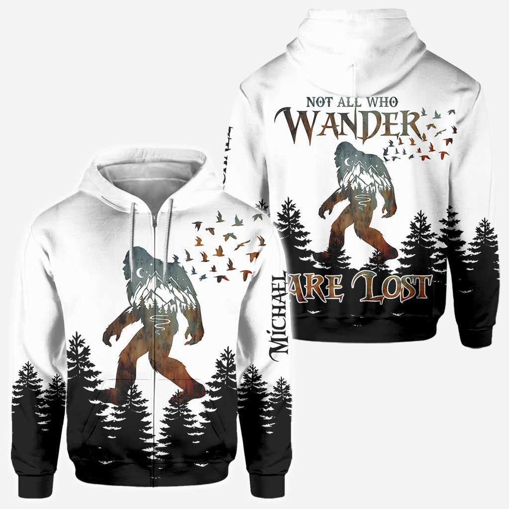 Not All Those Who Wander Are Lost - Personalized Camping All Over Shirt
