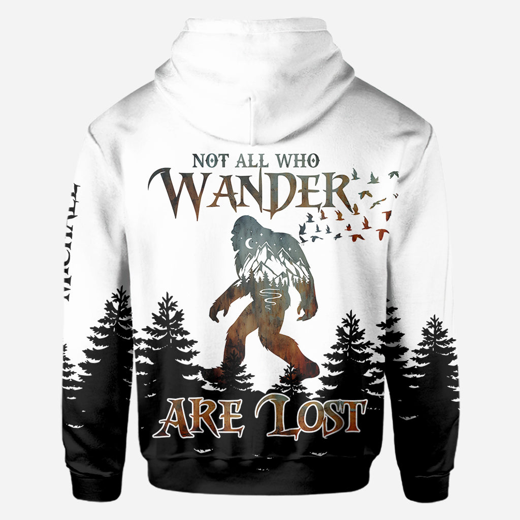 Not All Those Who Wander Are Lost - Personalized Camping All Over Shirt