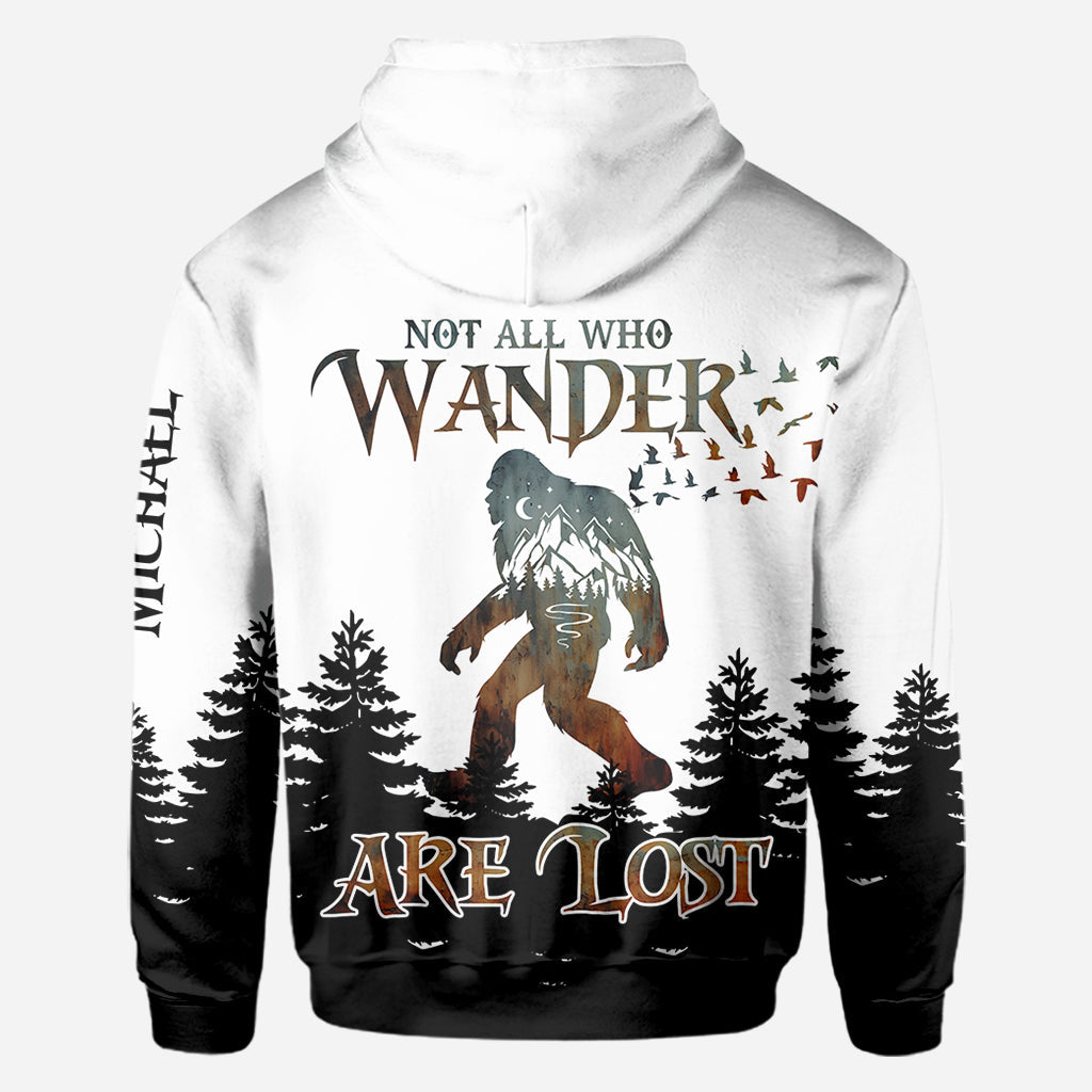Not All Those Who Wander Are Lost - Personalized Camping All Over Shirt