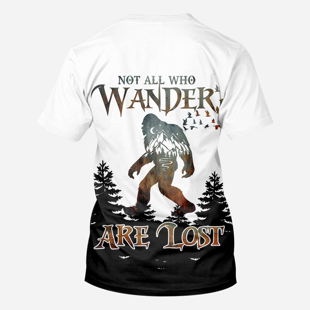 Not All Those Who Wander Are Lost - Personalized Camping All Over Shirt