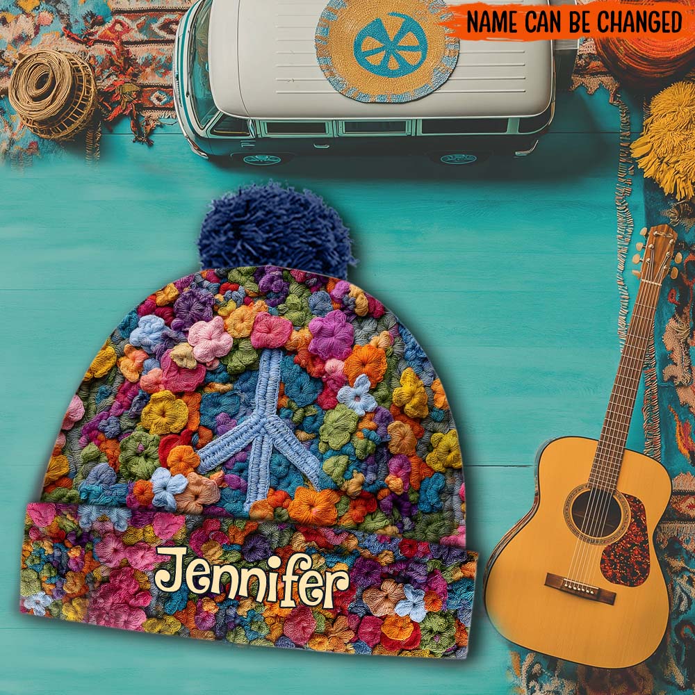 Hippie Soul - Personalized Hippie Beanie Hat
