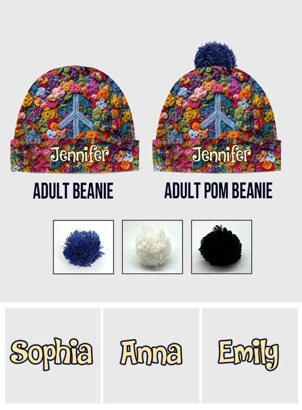 Hippie Soul - Personalized Hippie Beanie Hat
