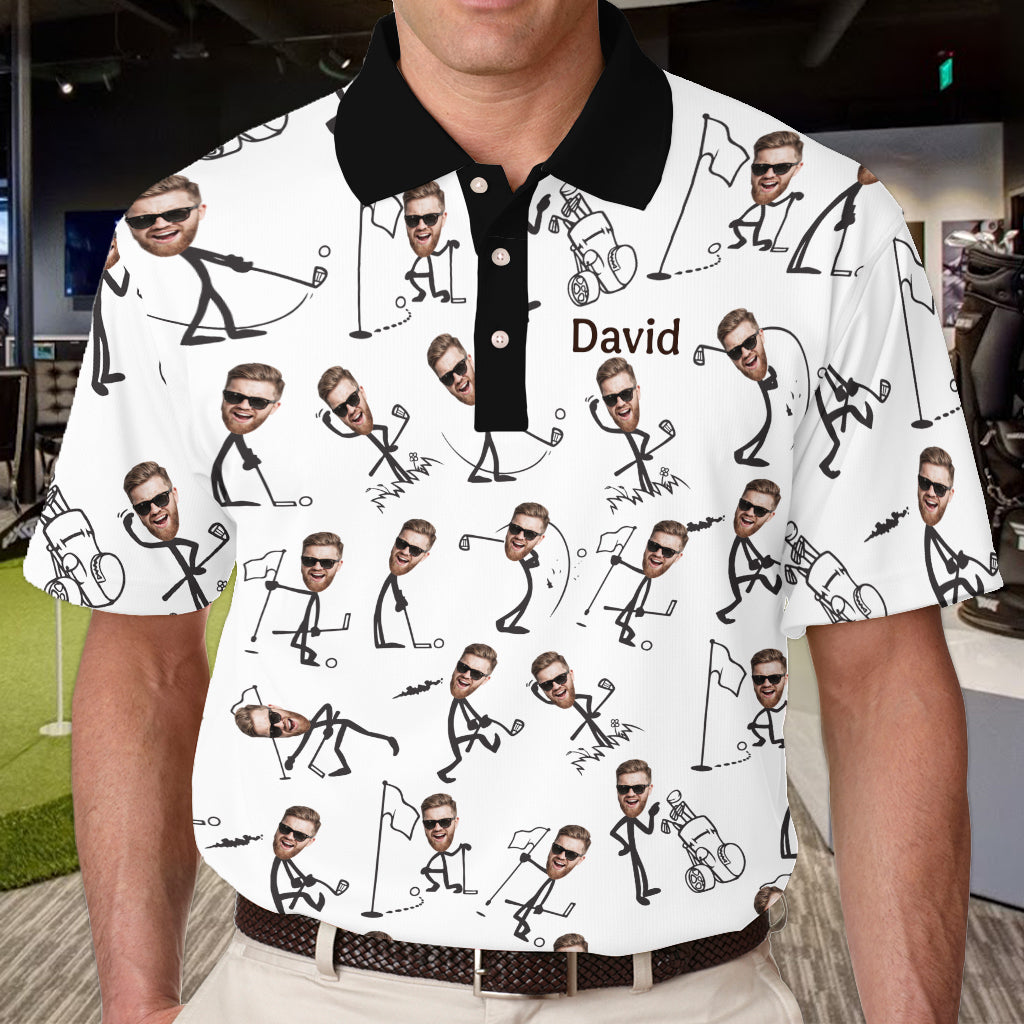 Gift For Golf Dad, Uncle, Husband... - Personalized Golf Polo Shirt