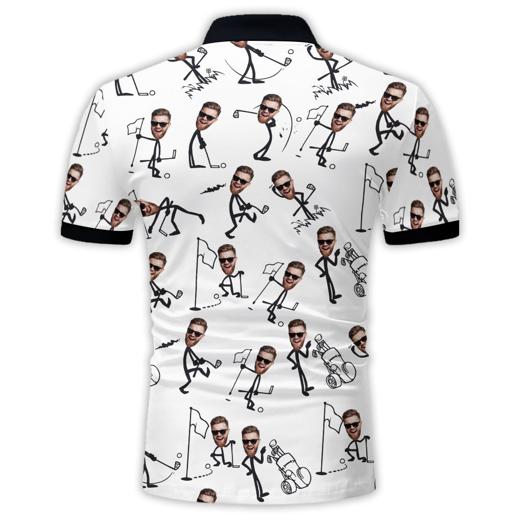 Gift For Golf Dad, Uncle, Husband... - Personalized Golf Polo Shirt