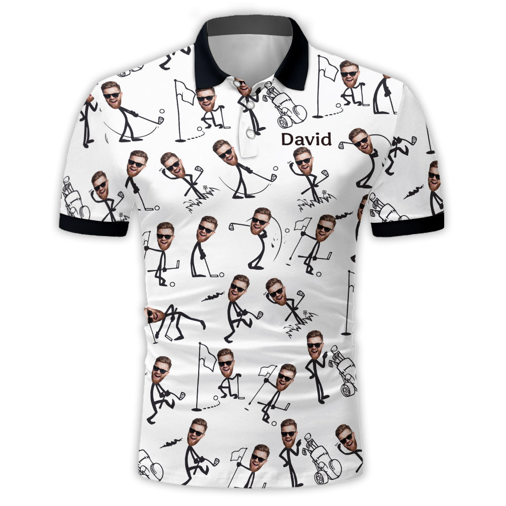 Gift For Golf Dad, Uncle, Husband... - Personalized Golf Polo Shirt
