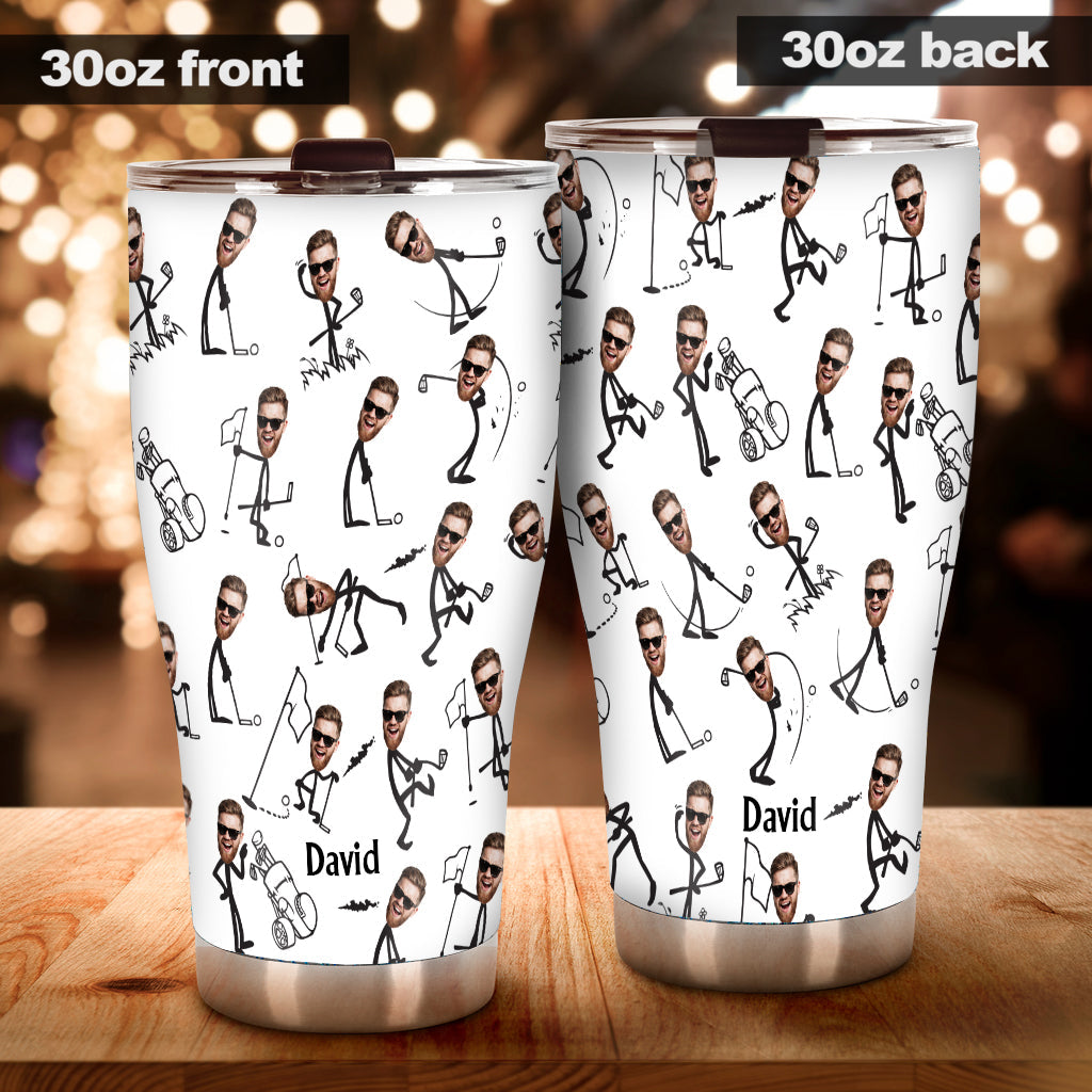 Funny Gift For Golf Dad, Uncle, Husband, Son... - Personalized Golf Tumbler