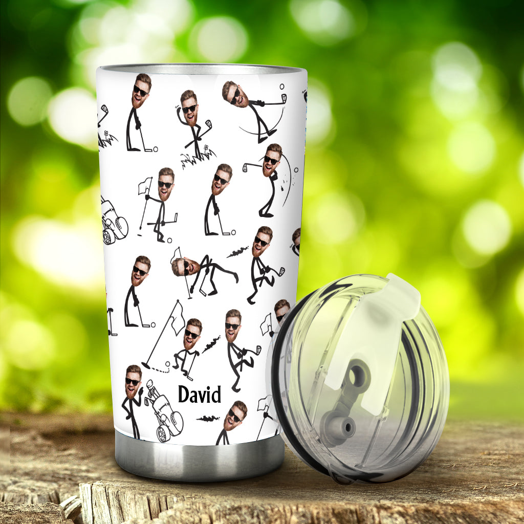 Funny Gift For Golf Dad, Uncle, Husband, Son... - Personalized Golf Tumbler